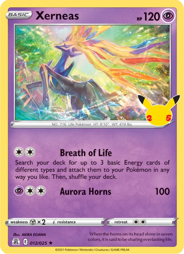 Xerneas #12 – Celebrations card