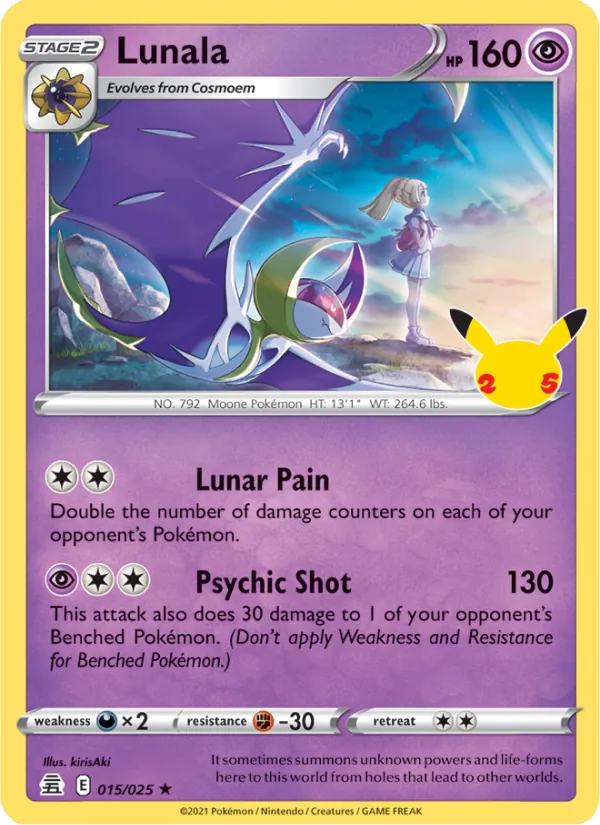 Lunala #15 – Celebrations card