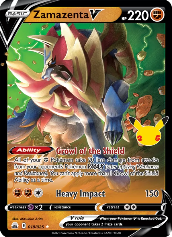 Zamazenta V #18 – Celebrations card