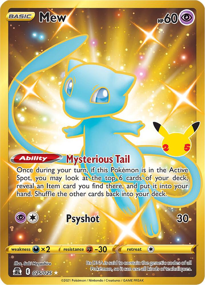 Mew #25 – Celebrations card