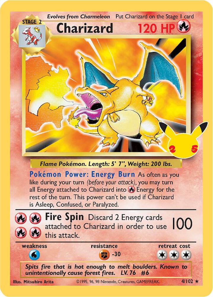 Charizard #CC002 – Celebrations Classic Collection card
