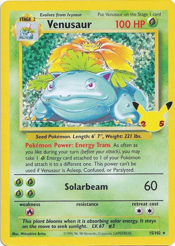 Venusaur #CC003 – Celebrations Classic Collection card