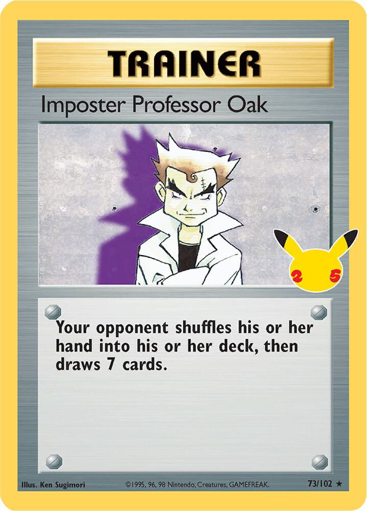 Imposter Professor Oak #CC004 – Celebrations Classic Collection card