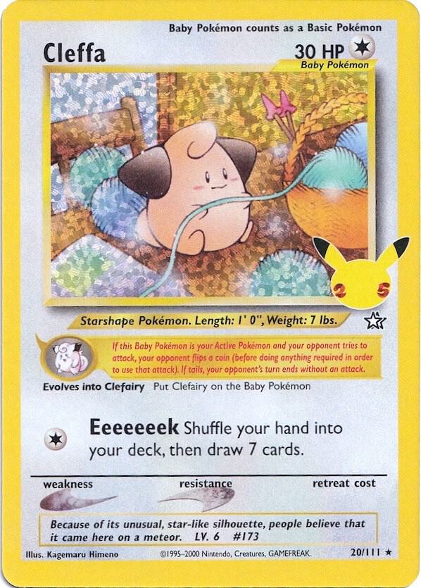 Cleffa #CC009 – Celebrations Classic Collection card