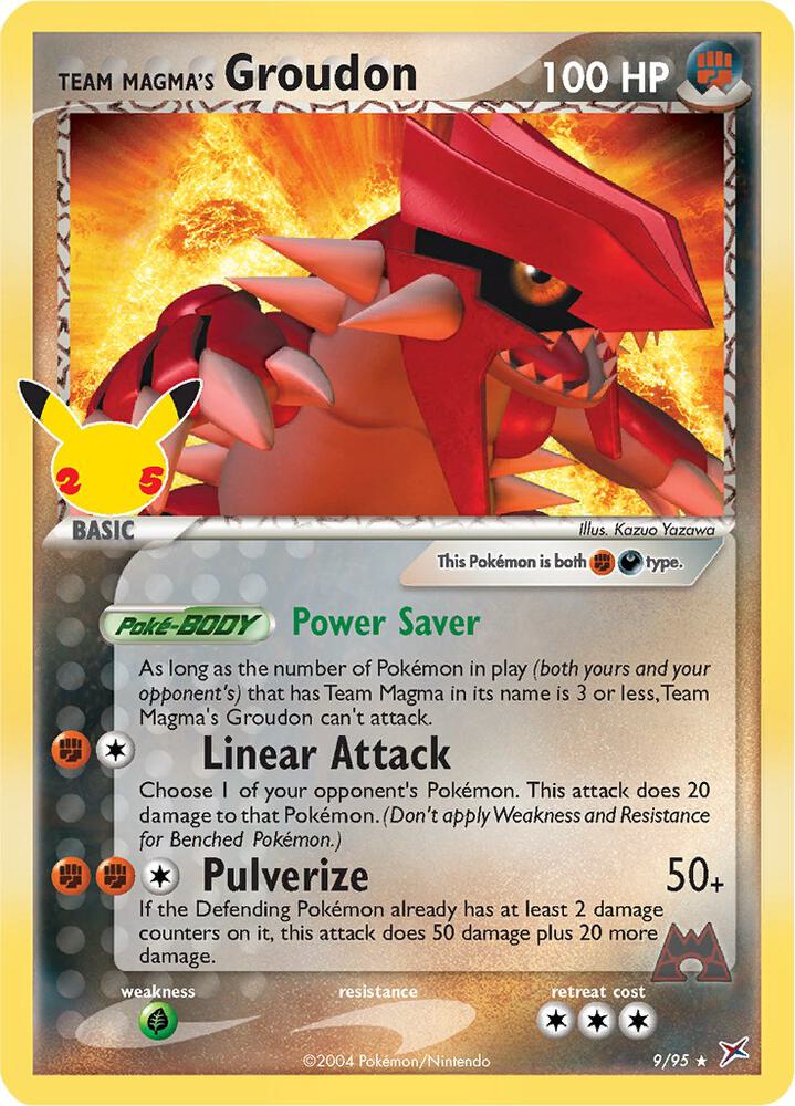 Team Magma's Groudon #CC011 – Celebrations Classic Collection card