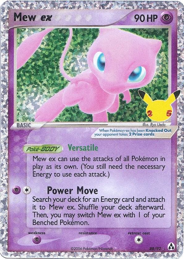 Mew ex #CC013 – Celebrations Classic Collection card