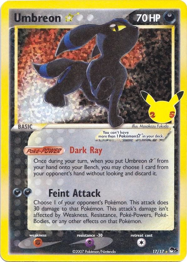 Umbreon ☆ #CC015 – Celebrations Classic Collection card