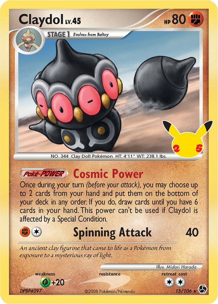 Claydol #CC016 – Celebrations Classic Collection card