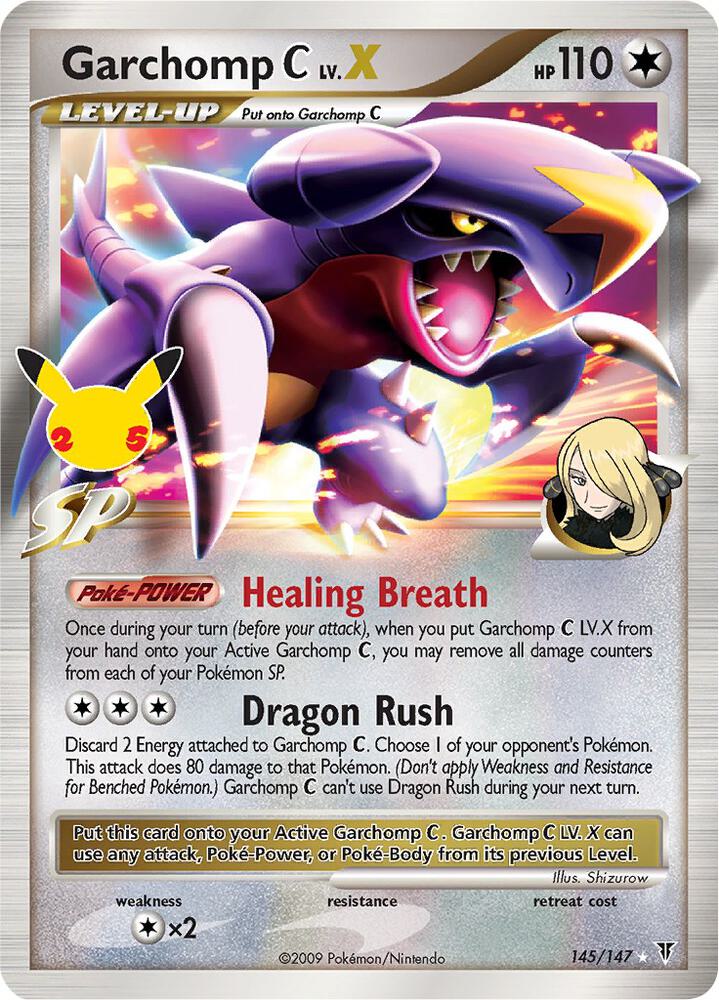 Garchomp C LV.X #CC018 – Celebrations Classic Collection card