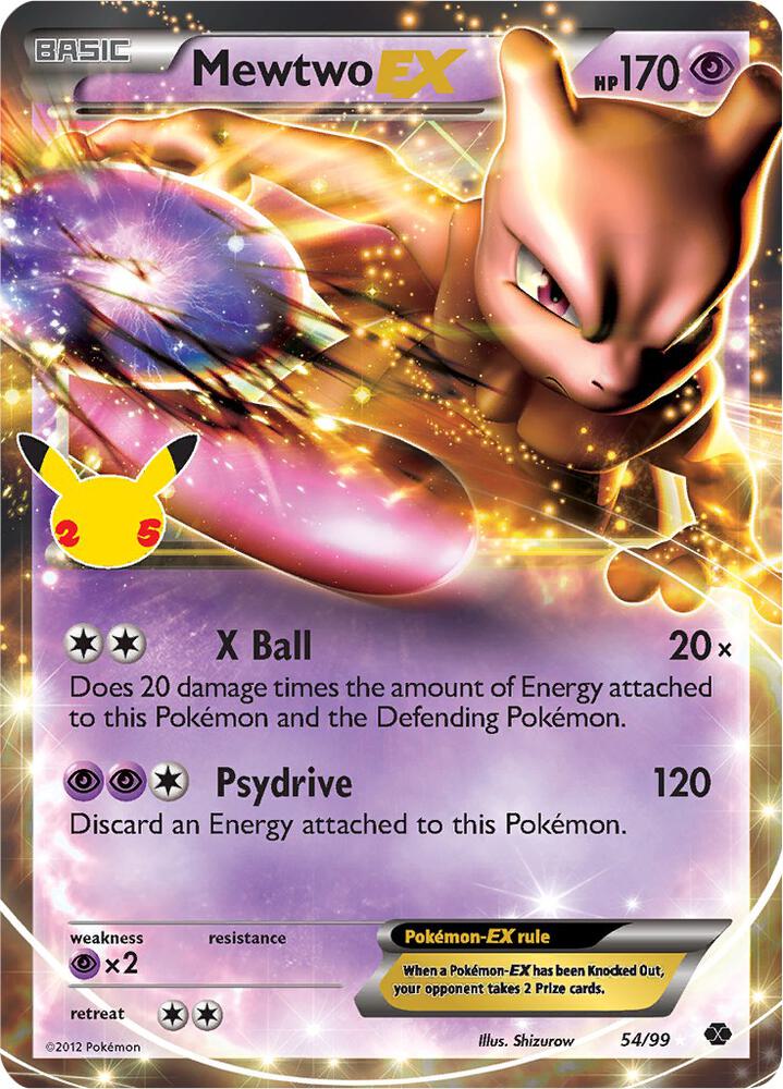 Mewtwo EX #CC022 – Celebrations Classic Collection card