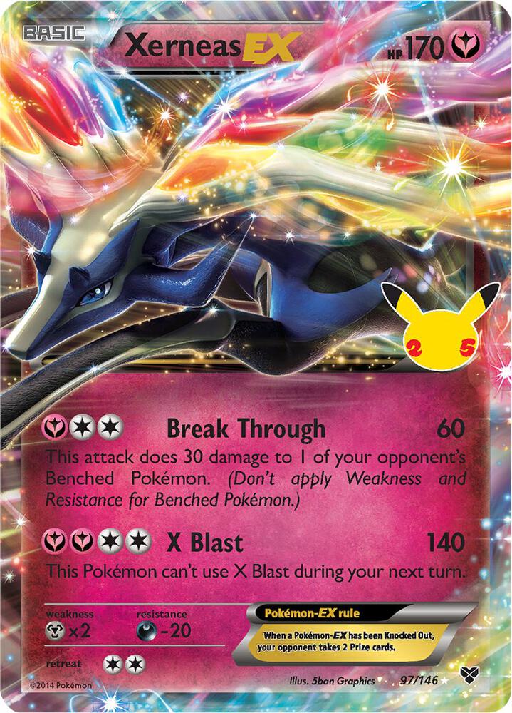 Xerneas EX #CC023 – Celebrations Classic Collection card