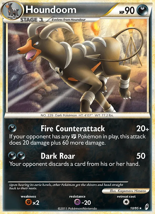 Houndoom #10 – Call of Legends card