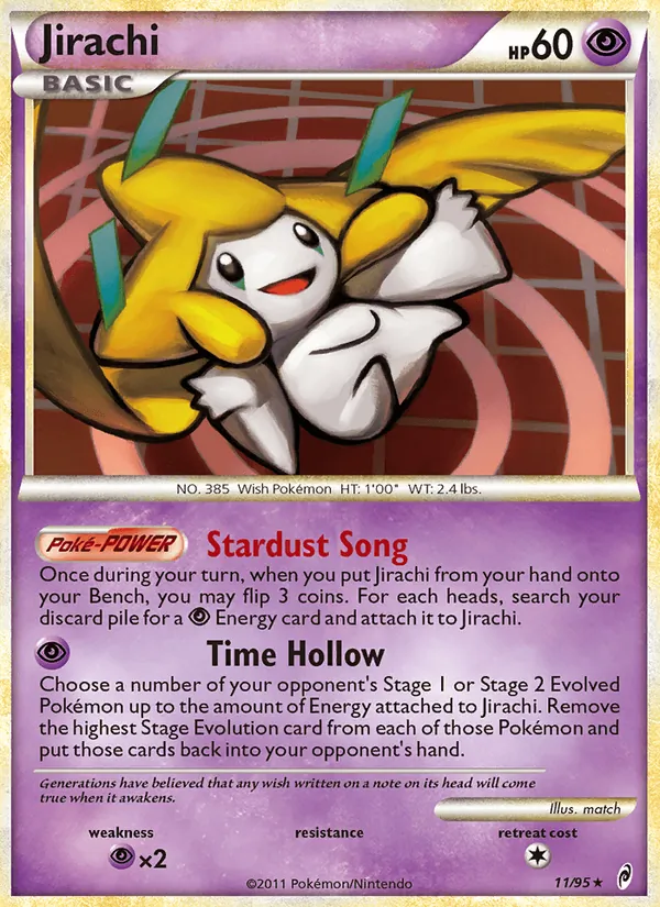 Jirachi #11 – Call of Legends card
