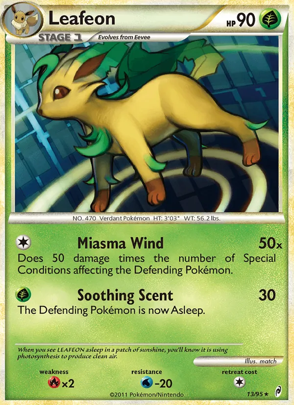 Leafeon #13 – Call of Legends card