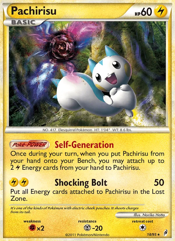 Pachirisu #18 – Call of Legends card