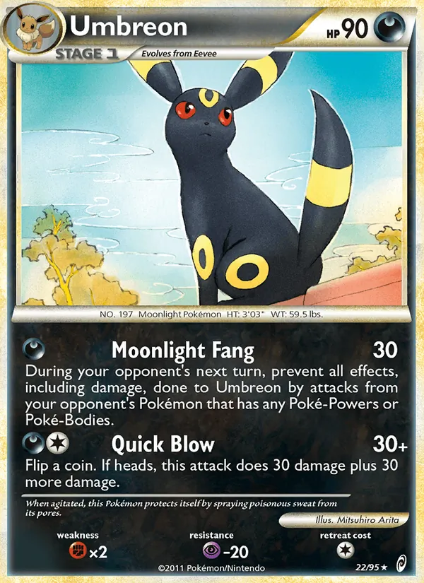 Umbreon #22 – Call of Legends card