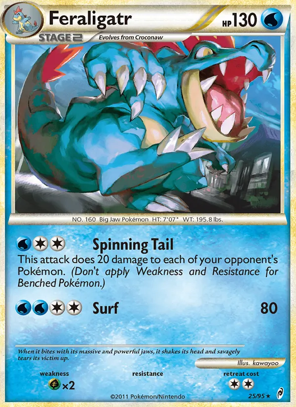 Feraligatr #25 – Call of Legends card