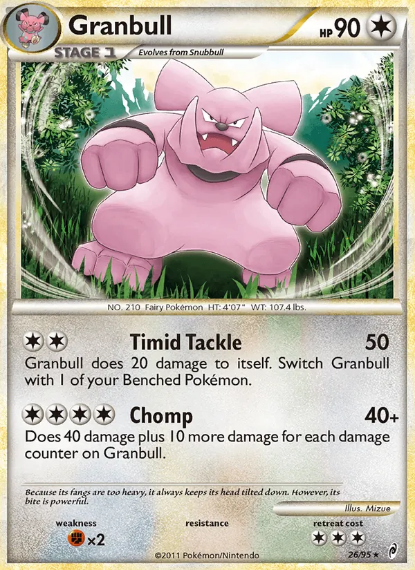 Granbull #26 – Call of Legends card