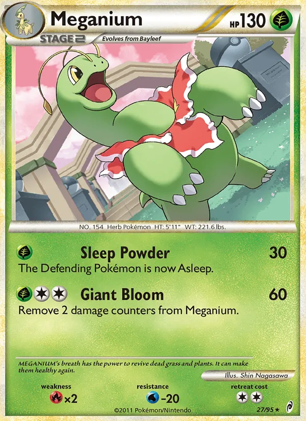 Meganium #27 – Call of Legends card