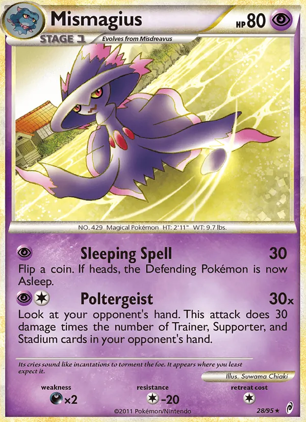 Mismagius #28 – Call of Legends card