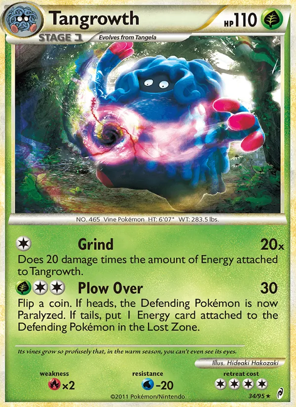 Tangrowth #34 – Call of Legends card