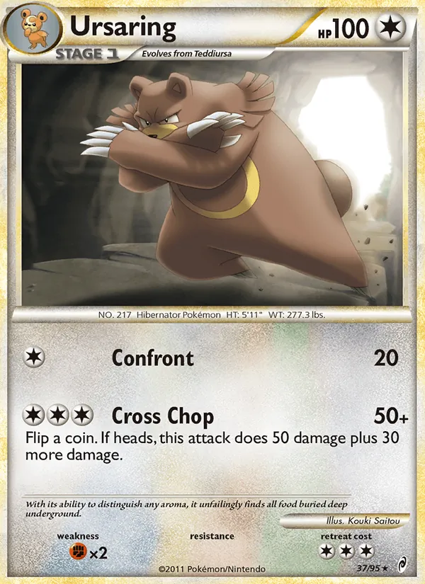 Ursaring #37 – Call of Legends card