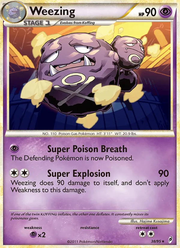 Weezing #38 – Call of Legends card