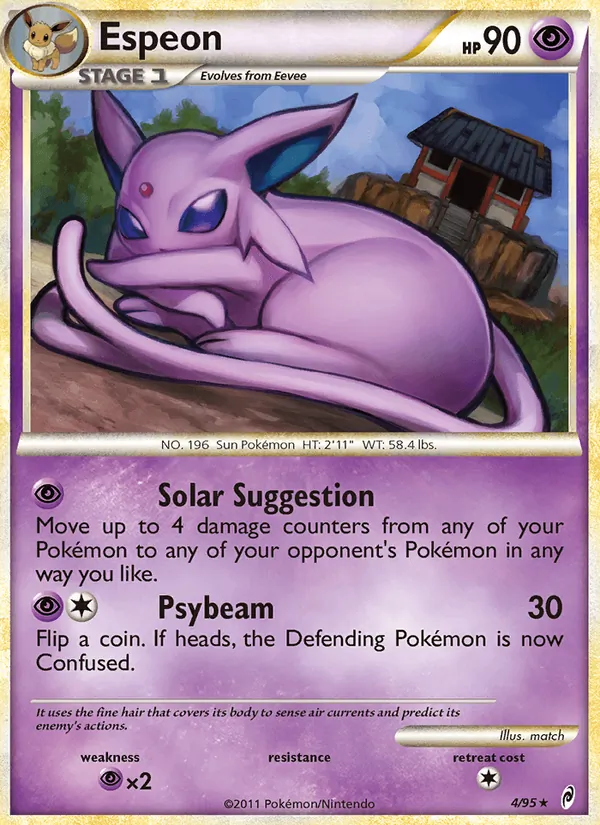 Espeon #4 – Call of Legends card