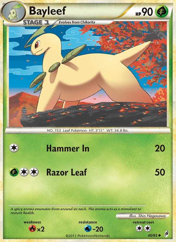 Bayleef #40 – Call of Legends card