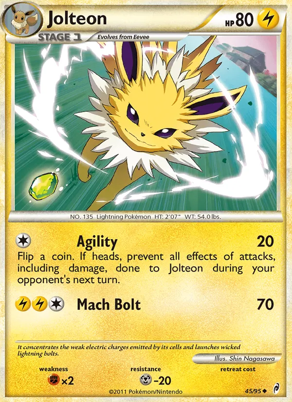 Jolteon #45 – Call of Legends card