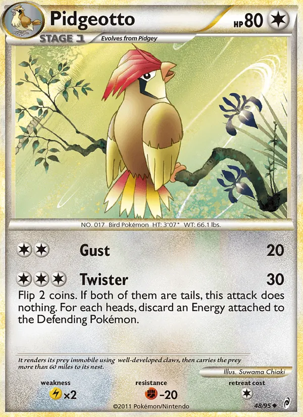 Pidgeotto #48 – Call of Legends card