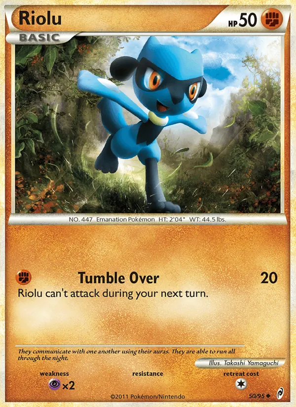 Riolu #50 – Call of Legends card