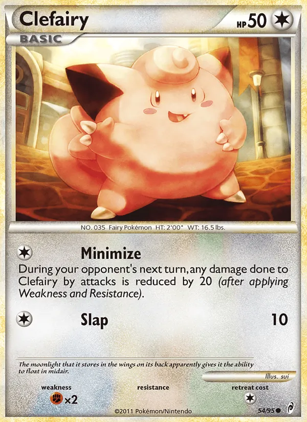 Clefairy #54 – Call of Legends card
