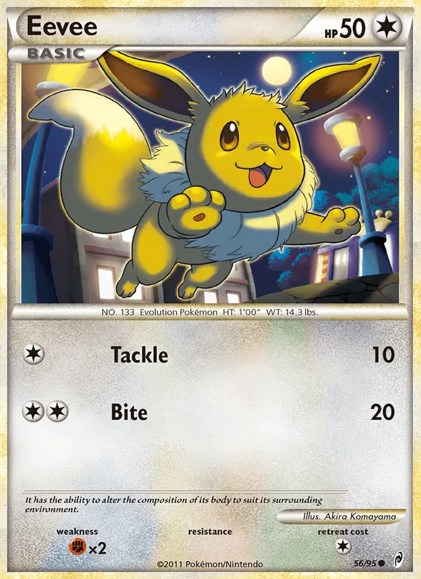 Eevee #56 – Call of Legends card