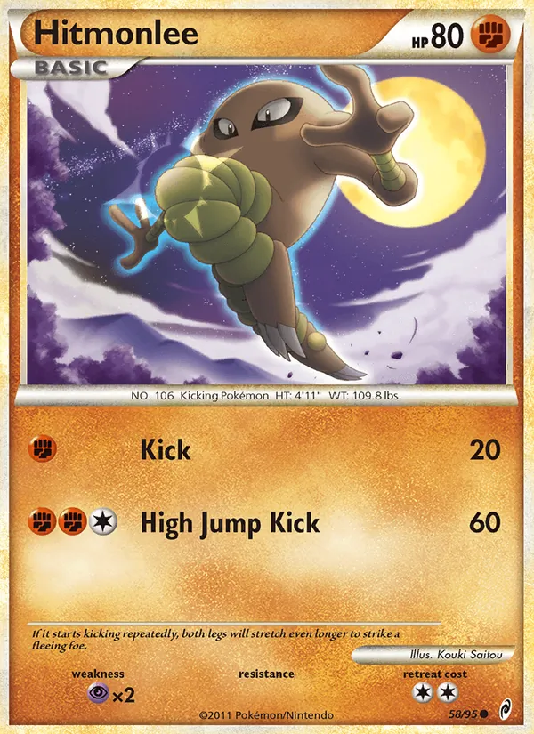 Hitmonlee #58 – Call of Legends card