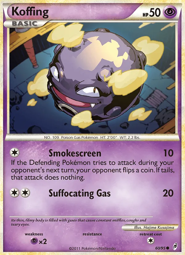 Koffing #60 – Call of Legends card