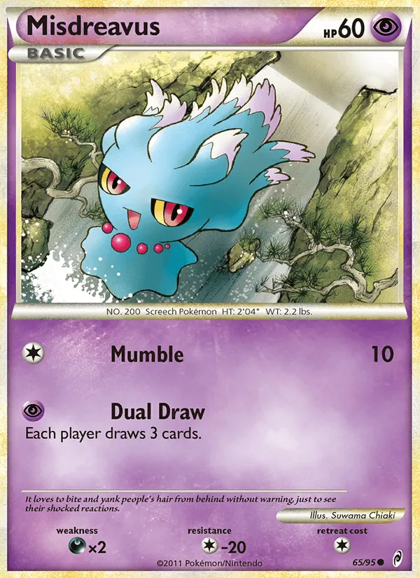 Misdreavus #65 – Call of Legends card