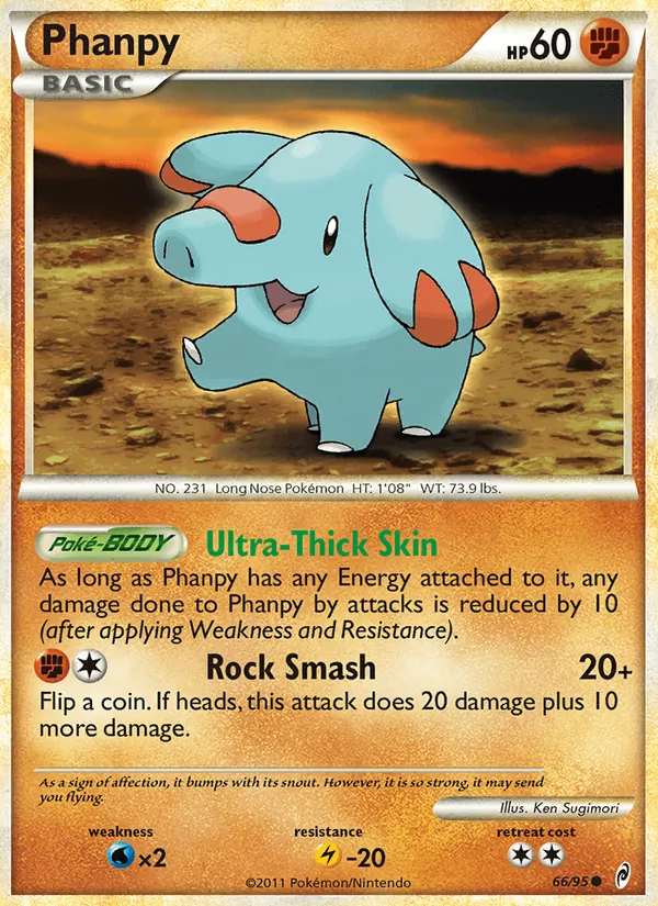 Phanpy #66 – Call of Legends card