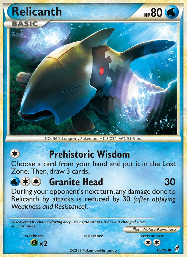 Relicanth #69 – Call of Legends card