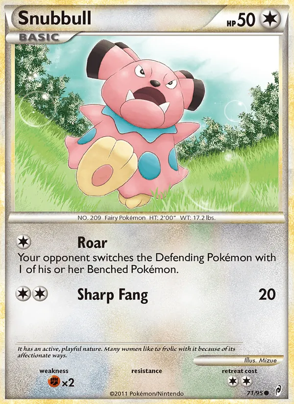 Snubbull #71 – Call of Legends card