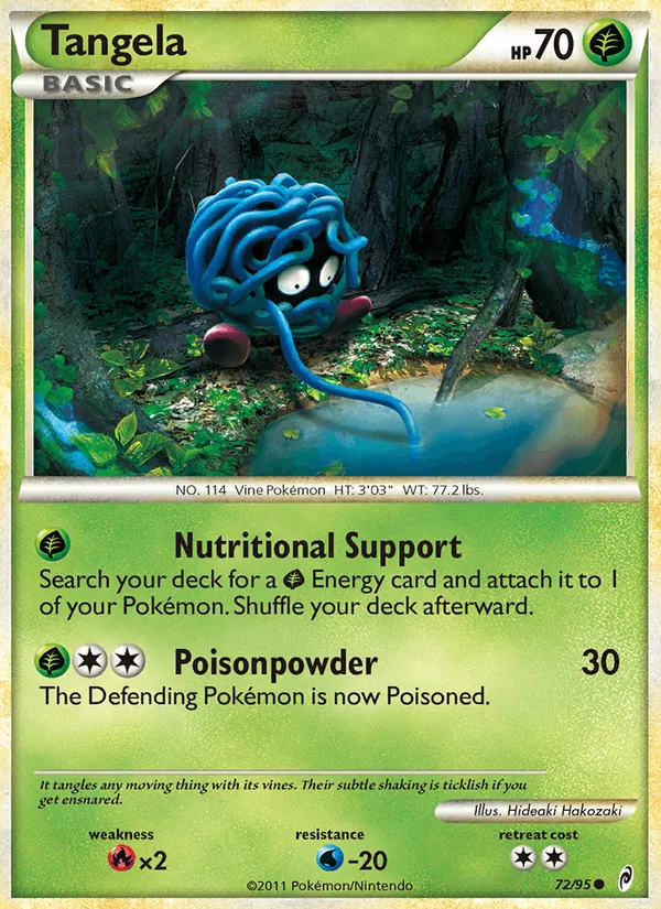 Tangela #72 – Call of Legends card