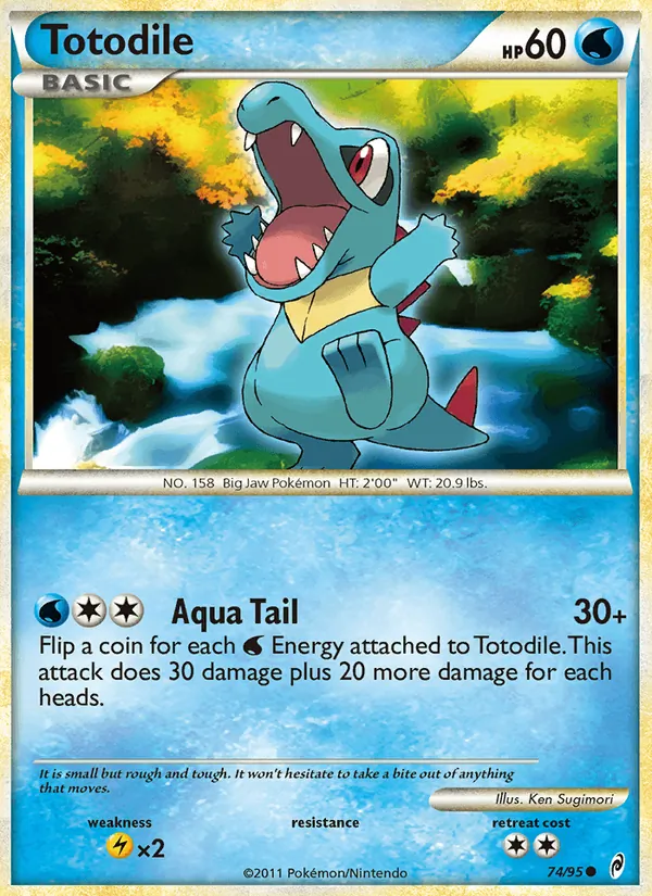 Totodile #74 – Call of Legends card