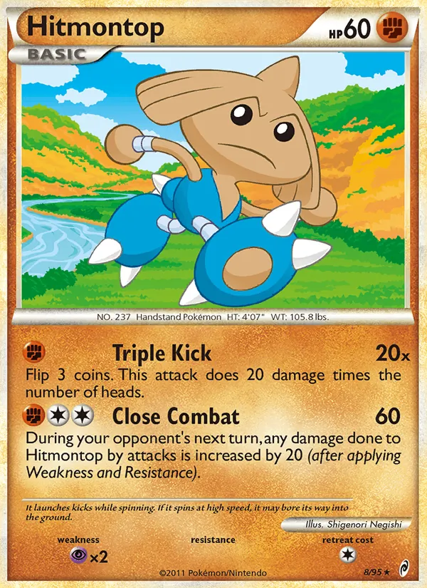 Hitmontop #8 – Call of Legends card