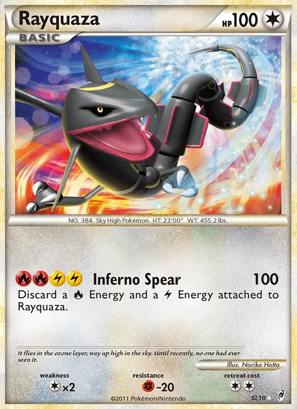 Rayquaza #SL10 – Call of Legends card