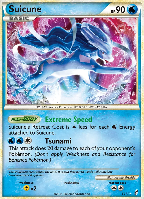 Suicune #SL11 – Call of Legends card