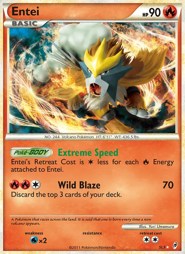 Entei #SL3 – Call of Legends card