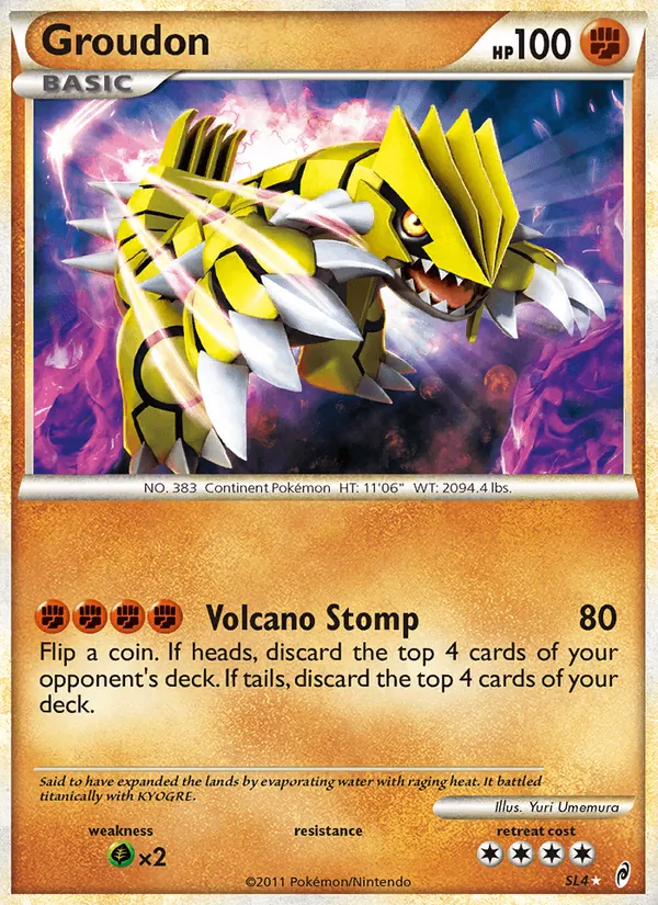 Groudon #SL4 – Call of Legends card