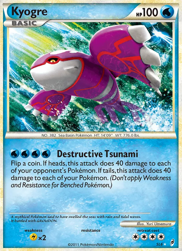 Kyogre #SL6 – Call of Legends card