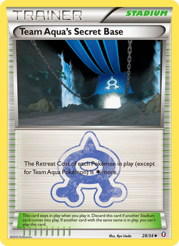 Team Aqua's Secret Base #28 – Double Crisis card