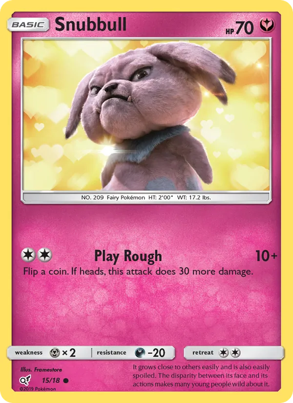 Snubbull #15 – Detective Pikachu card